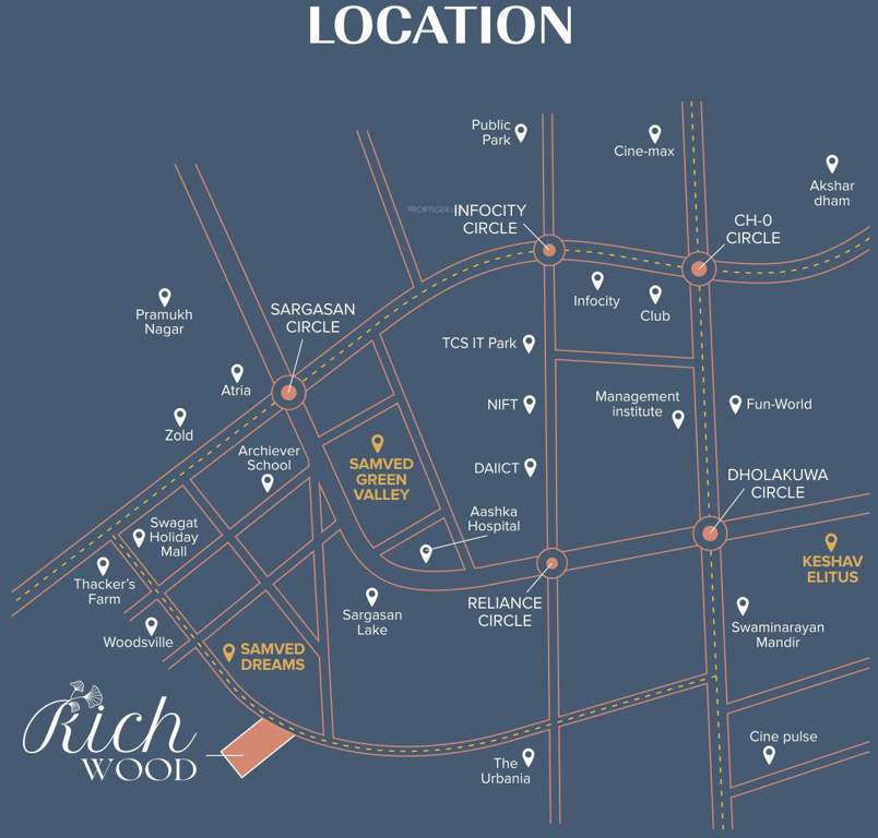  rich wood Location Plan