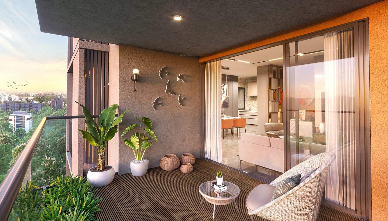  rich wood Balcony