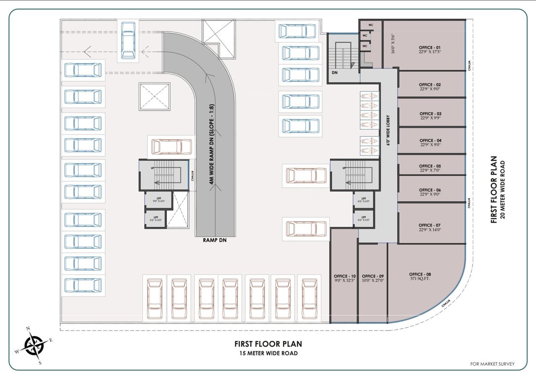emerald pushpak nagar Cluster Plan