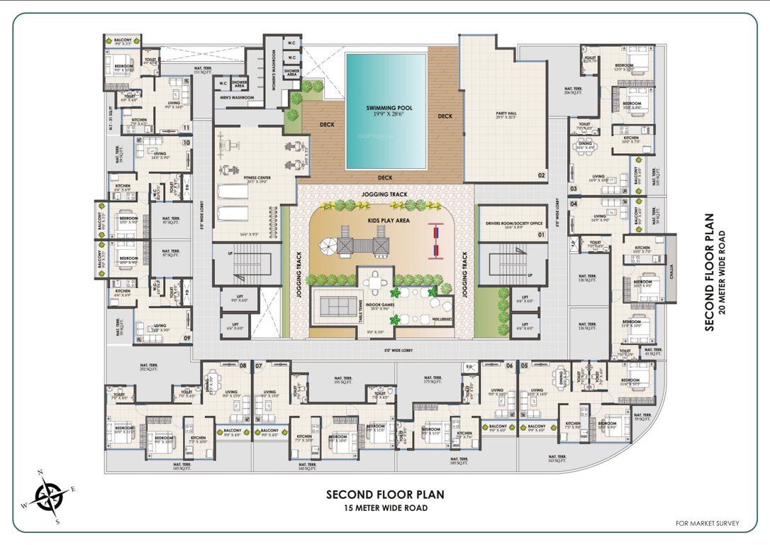emerald pushpak nagar Cluster Plan
