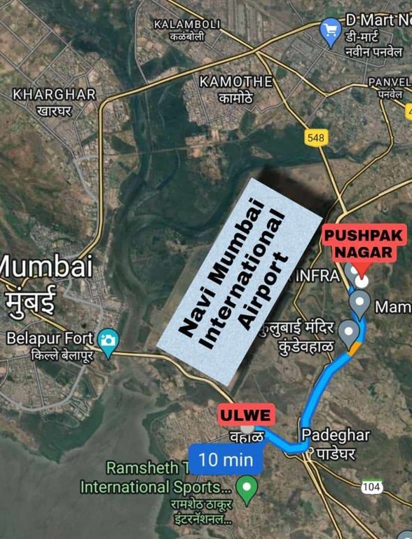 emerald pushpak nagar Location Plan