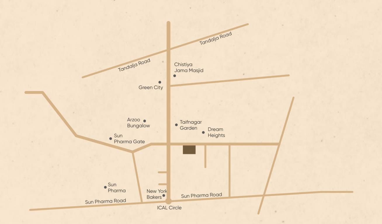 emirates hills villas Location Plan