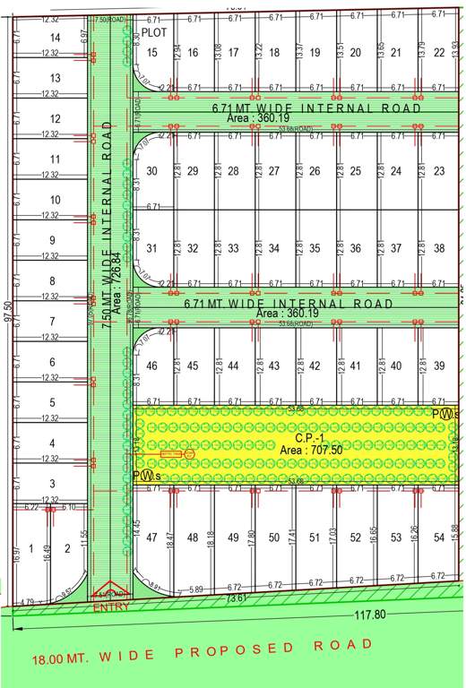 amar bunglows Layout Plan