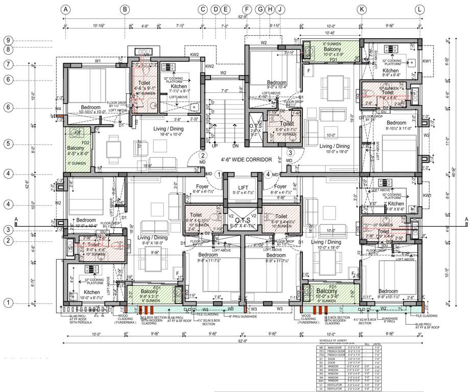  garden dream homes moon block Kaaviya Garden Dream Homes Moon Block Typical Cluster Plan