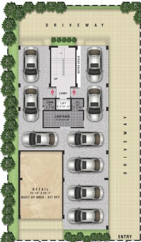  parameswaram-co-operative-housing-society Parameswaram CHS Cluster Plan For Ground Floor