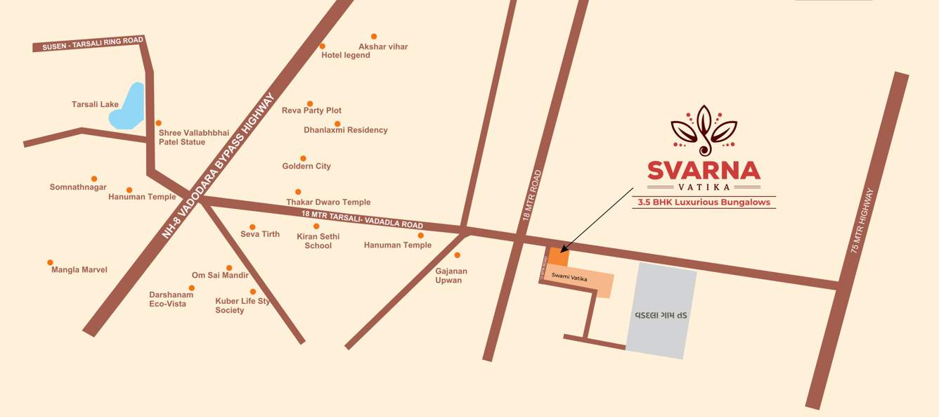 svarna vatika Location Plan
