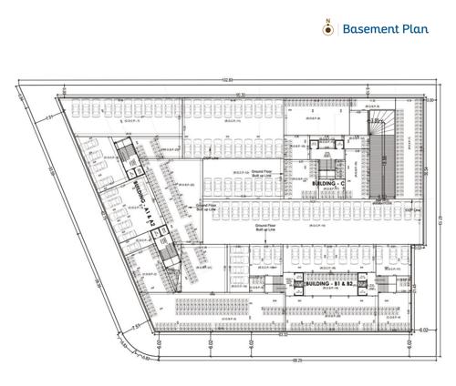  antillia-skyline Block A1, A2, B1, B2 & C Cluster Plan For Bssement