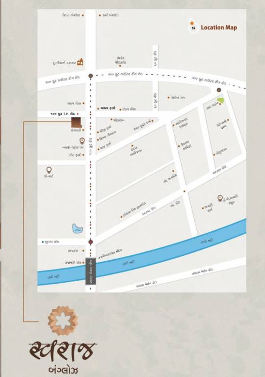  bungalows Location Plan