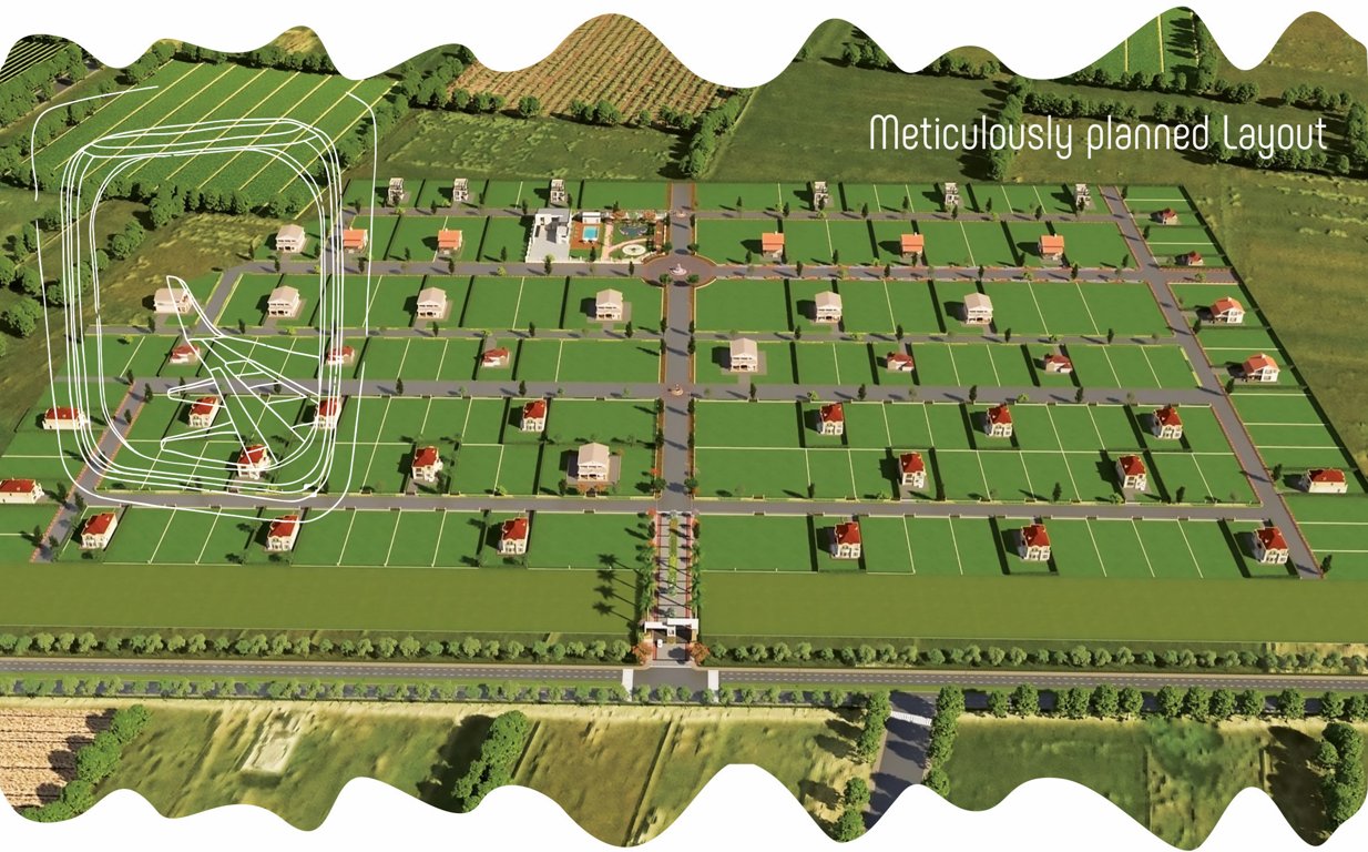 aero western green Layout Plan