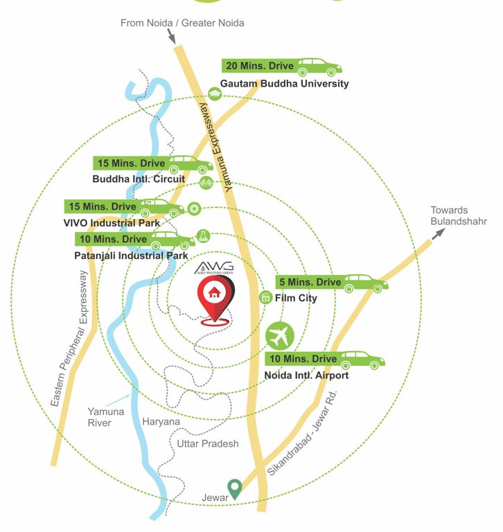  aero western green Location Plan