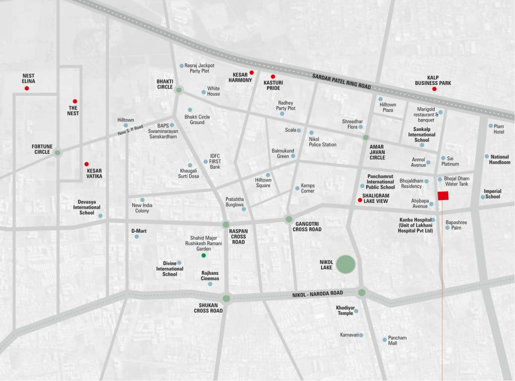  nest infinity Location Plan