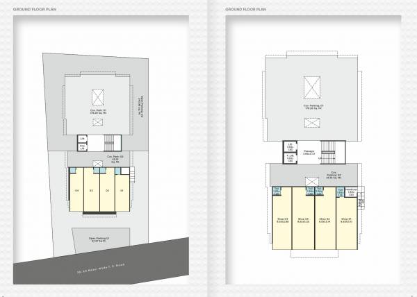  rangam-square Shree Rangam Square Cluster Plan For Ground Floor