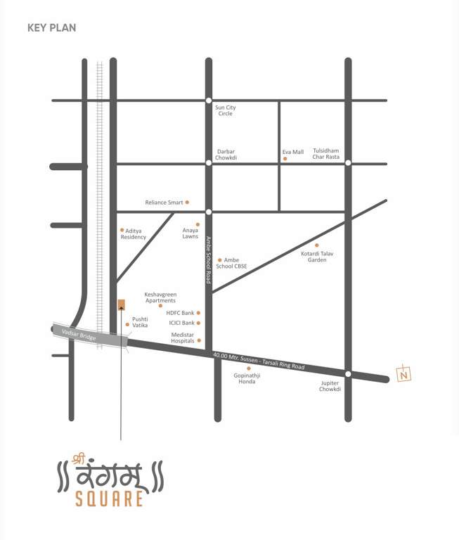  rangam square Location Plan