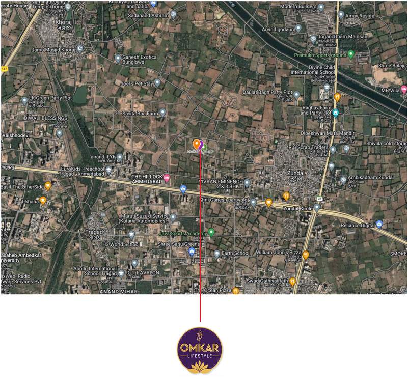  omkar lifestyle Location Plan