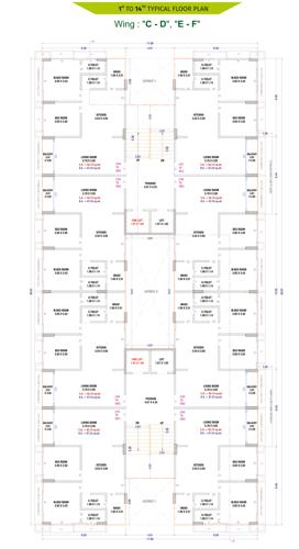 Block C To F Cluster Plan for Typucal Floor gardenia Block C To F Cluster Plan for Typucal Floor