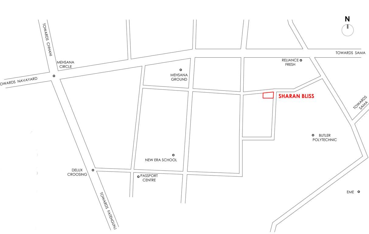  sharan bliss Location Plan