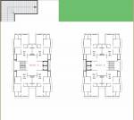  sparsh Block A & B Cluster Plan from 2nd to 11th Floor