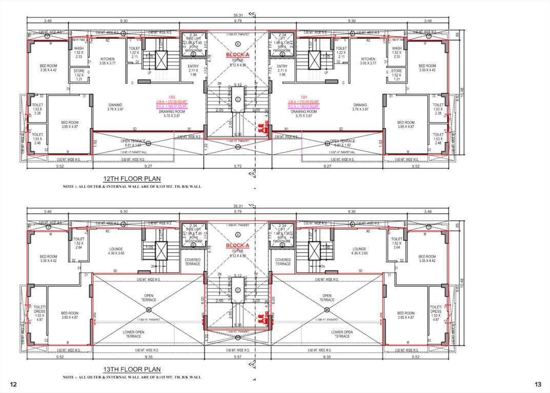  aurika one Cluster Plan