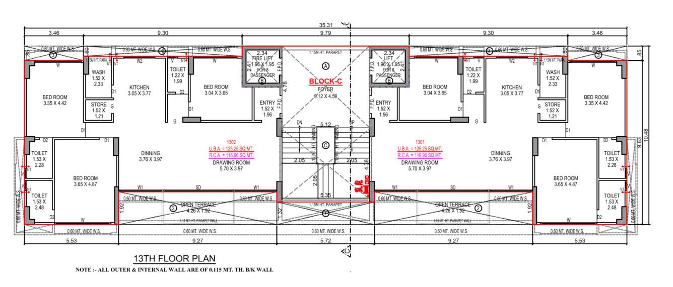  aurika one Cluster Plan