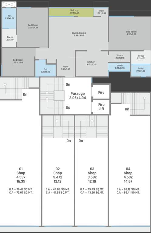 sharnam evok Sharnam Evok Cluster Plan For 1st Floor