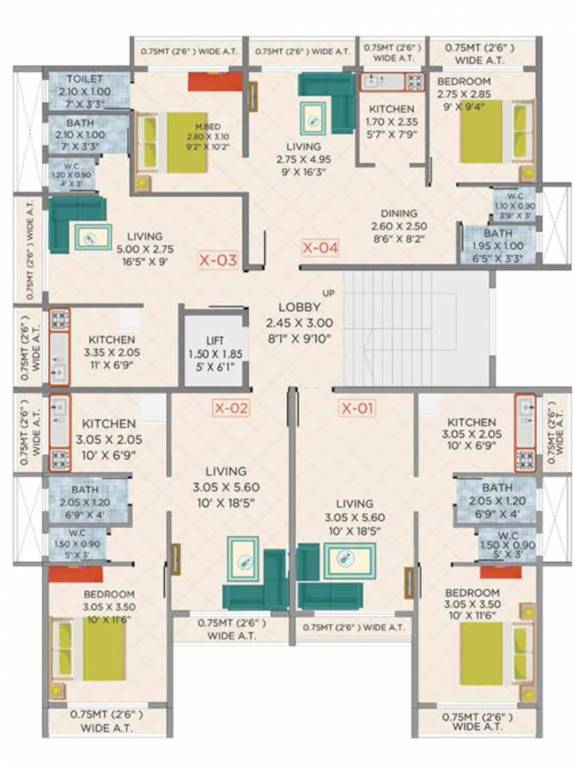  prime Prime Cluster Plan for 3rd Floor