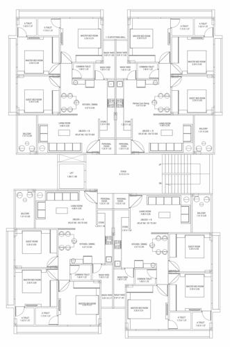  mihir-apartment Mihir Apartment Cluster Plan from 1st to 5th Floor