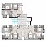  vivaan-oliver Block A & D Cluster Plan For Typical Floor