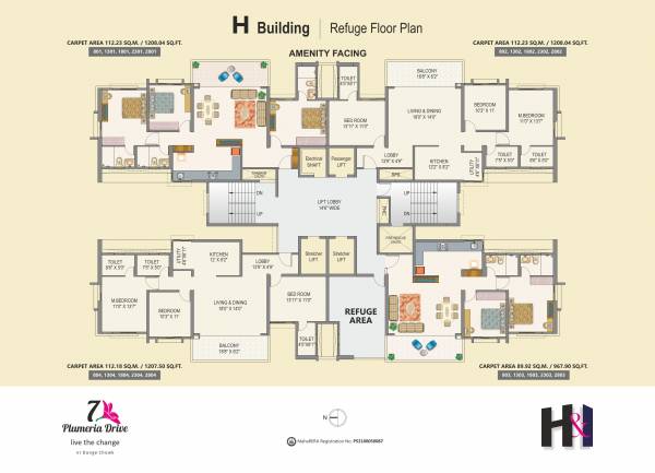  7-plumeria-drive-phase-3 Block H Cluster Plan