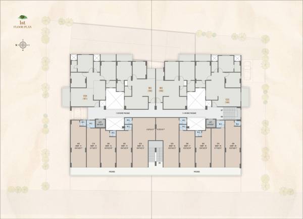 madhavkunj Building 1 Cluster Plan