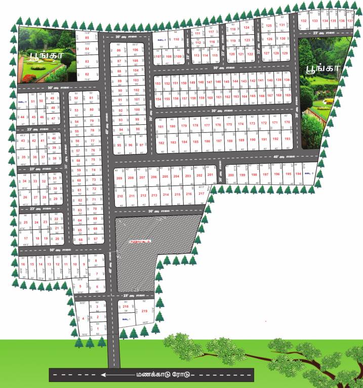 sendhur nagar Layout Plan