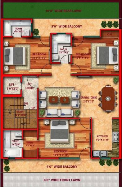  premium-floors Premium Floors Cluster Plan For Typical Floor Plan