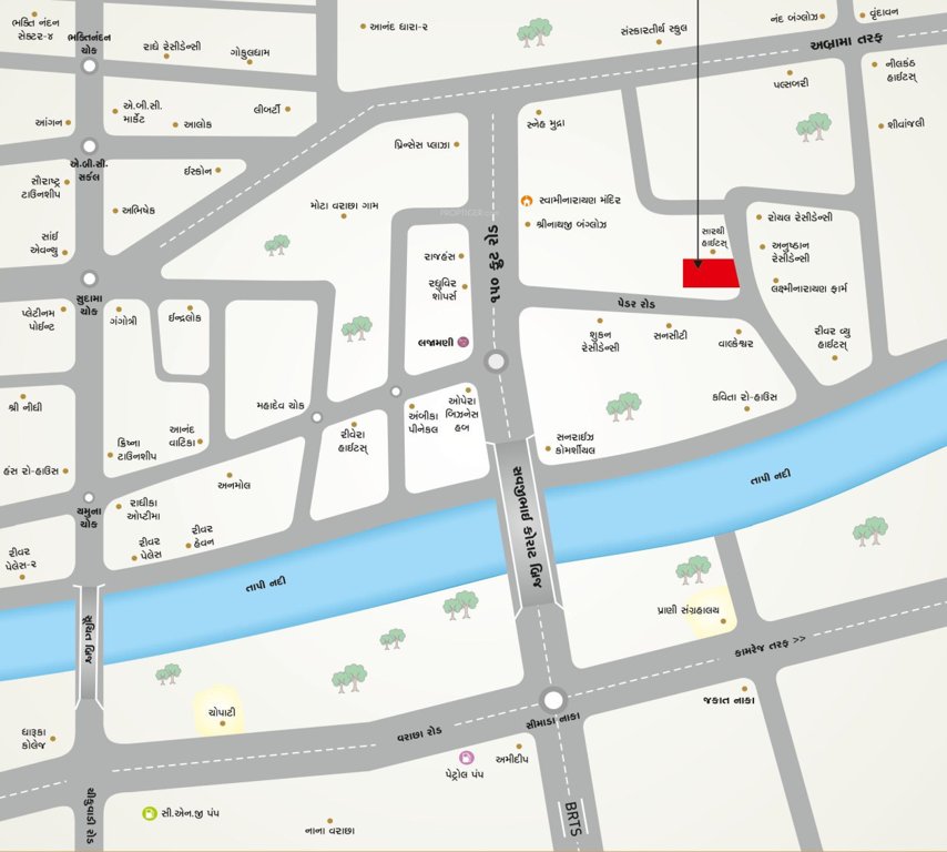 golden bungalow Location Plan