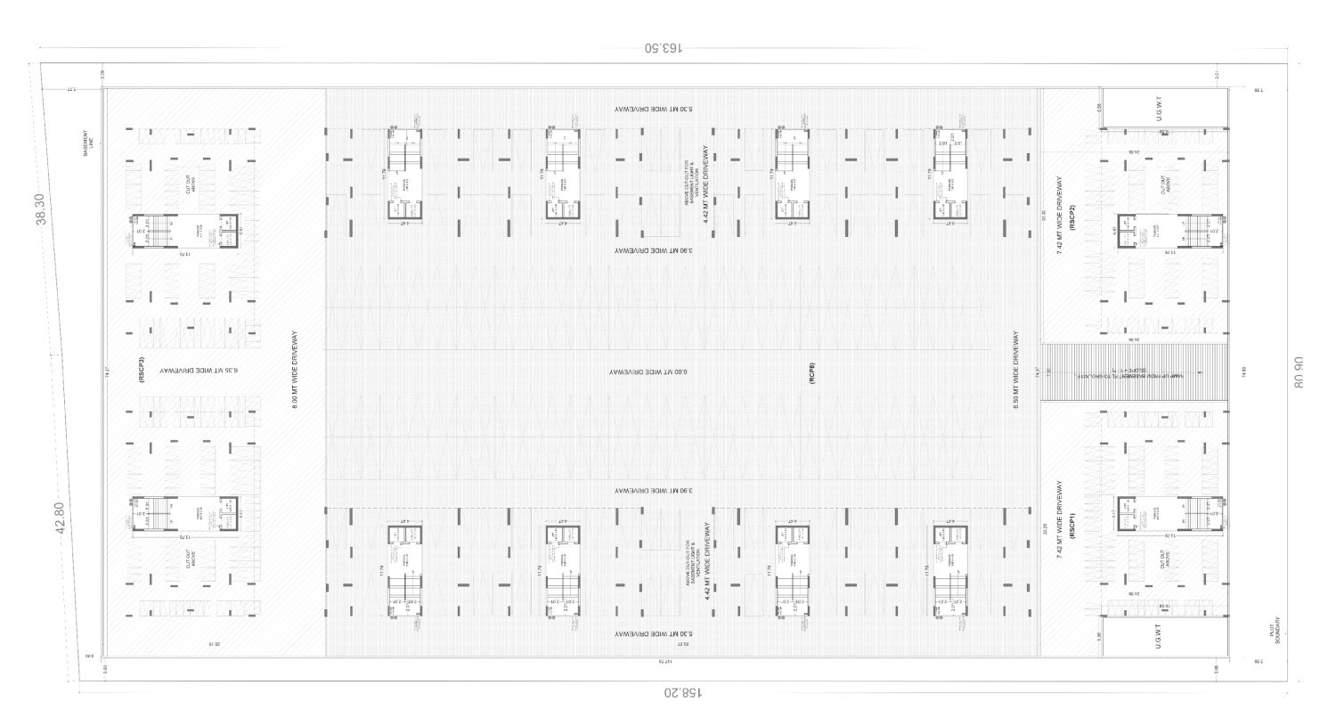  ivaan phase i Block G, H, I, J, K & L Cluster Plan For Basement