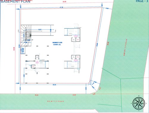  dayalji-park Block A, Block B And Block C  Basement Cluster Plan