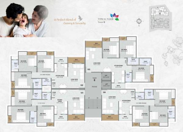  orchid Tower A Cluster Plan
