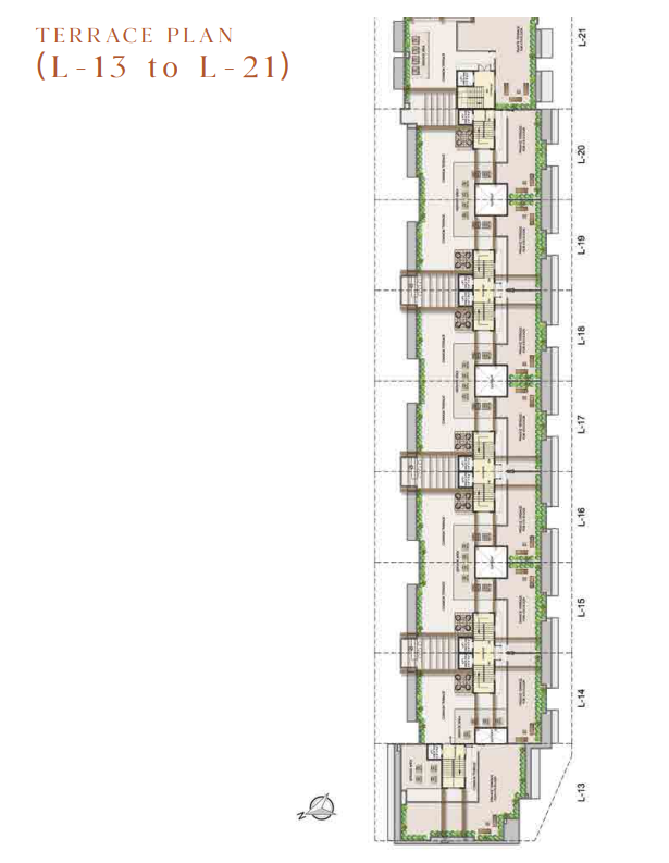  samsara avasa Tower 1 Cluster Plan For Typical Floor Plan