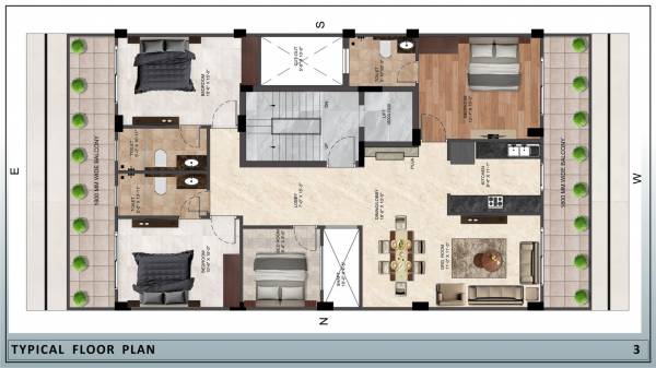 home-67 Surendra Home 67 Cluster Plan