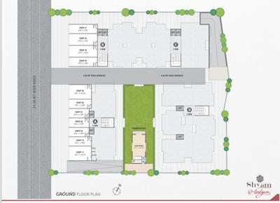  atulyam Block A, Block B, Block C And Block D Cluster Plan for ground Floor