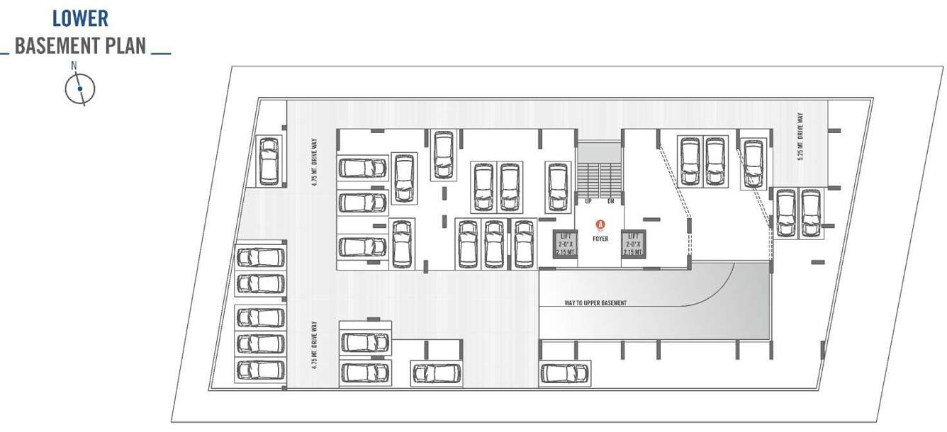  safal bliss Safal Bliss Lower Basement Cluster Plan