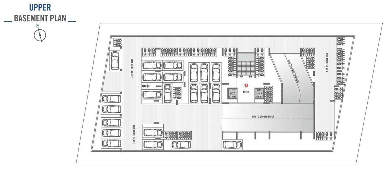  safal bliss Safal Bliss Upper Basement Cluster Plan