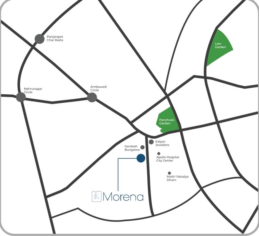  morena apartment Location Plan