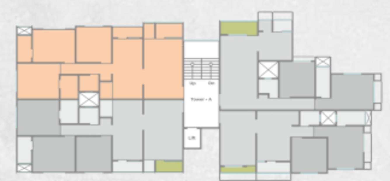 suhrad residency 2 Suhrad Residency 2 Cluster Plan from 1st to 5th Floor