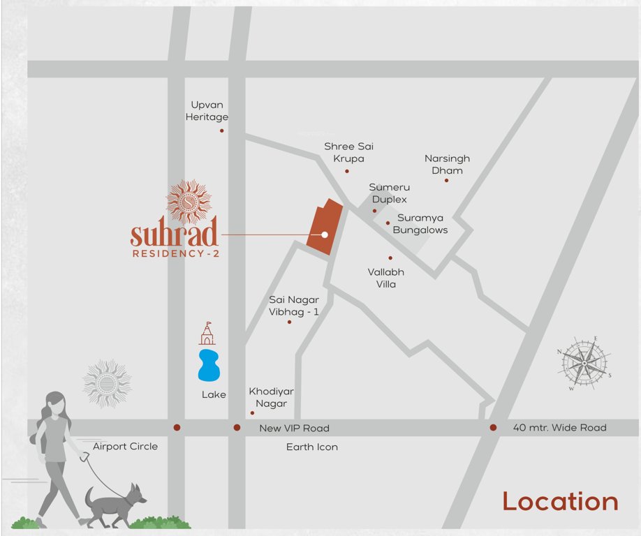 suhrad residency 2 Location Plan