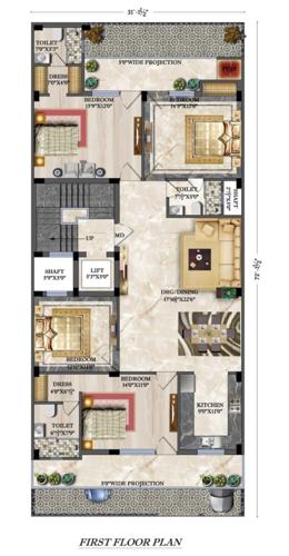  sweet-home Sweet Home Cluster Plan for 1st Floor