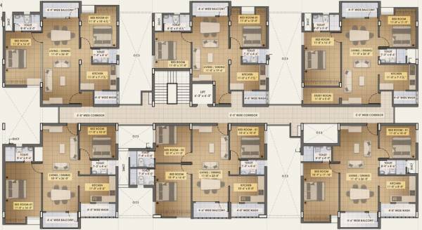 Block C Cluster Plan for 1st Floor oak-park Block C Cluster Plan for 1st Floor