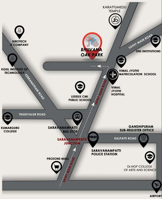  oak park Location Plan