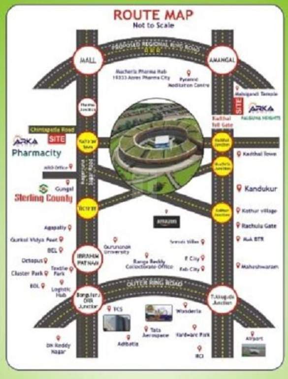  falguna heights Location Plan