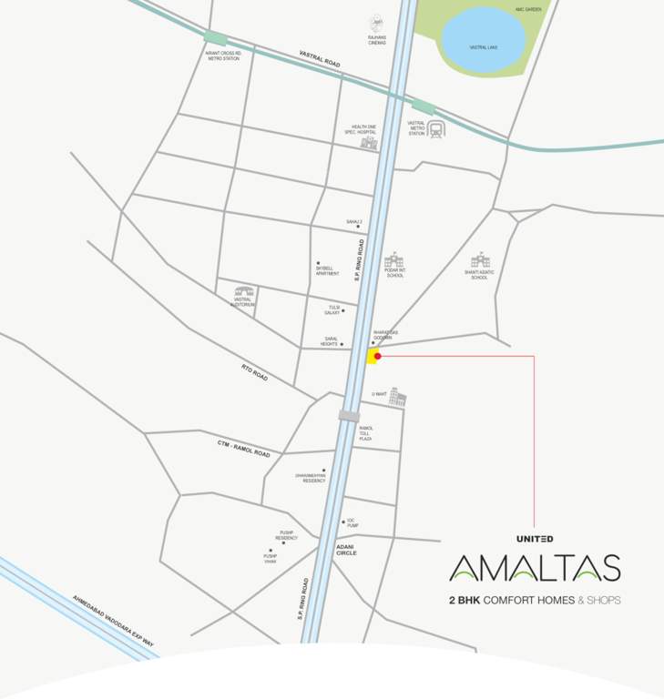  united amaltas Location Plan
