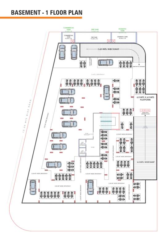  satva Satva Basement Floor 1 Cluster Plan