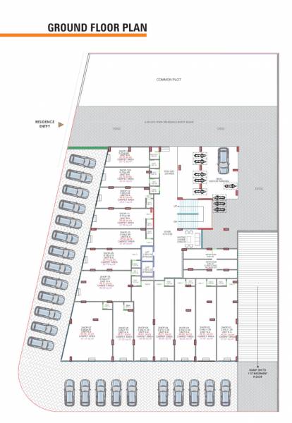  satva Satva Ground FLoor Cluster Plan